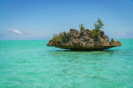 Mauritius islet sea coastal and oceanic landforms Photo