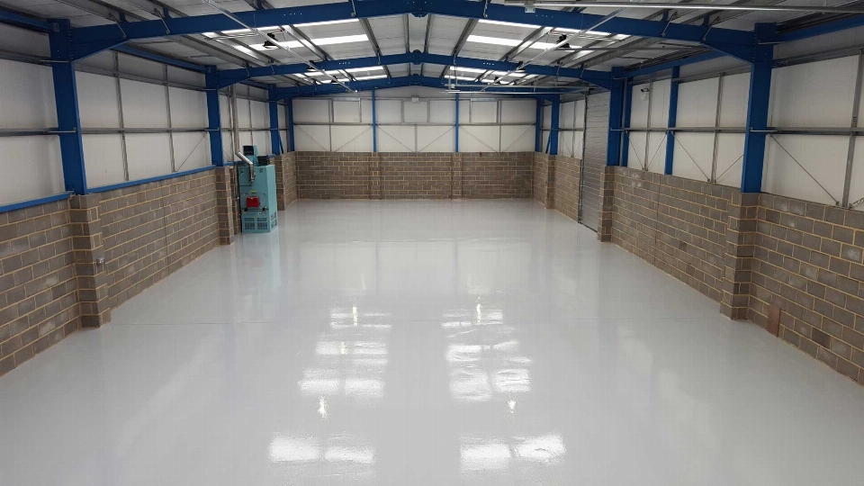 Epoxy floor property building