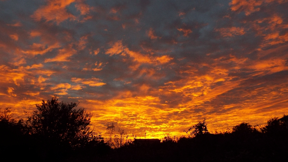 Dämmerung natürlich himmel sonnenuntergang