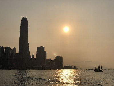 Hongkong city skyline sky Photo