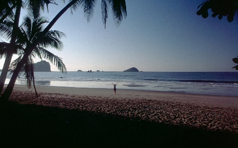 Travel morning beach alone Photo