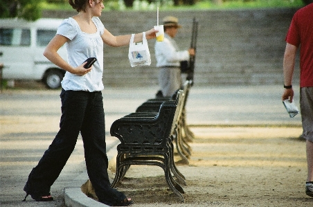 Film analog women snap Photo