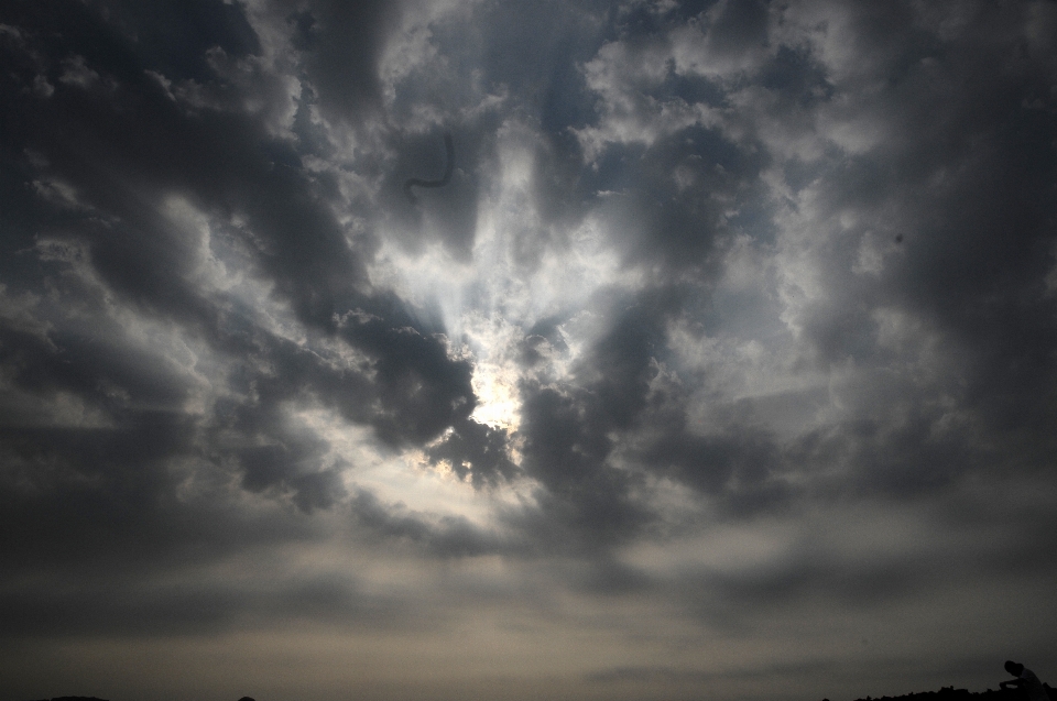 Pantai awan lanskap langit