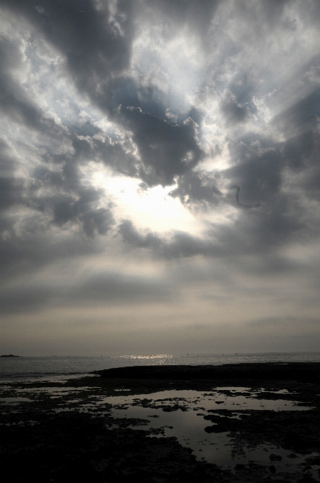 Pantai awan lanskap langit