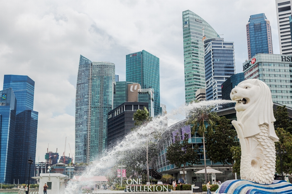 Singapore merlion architecture buildings