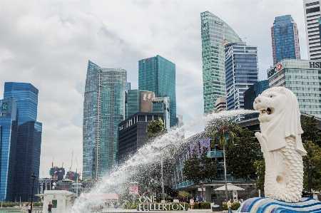 Singapore merlion architecture buildings Photo