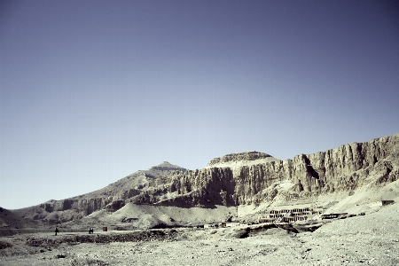 Desert ancient temple mountain Photo