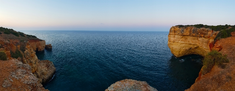 Natural rock sea cliff Photo