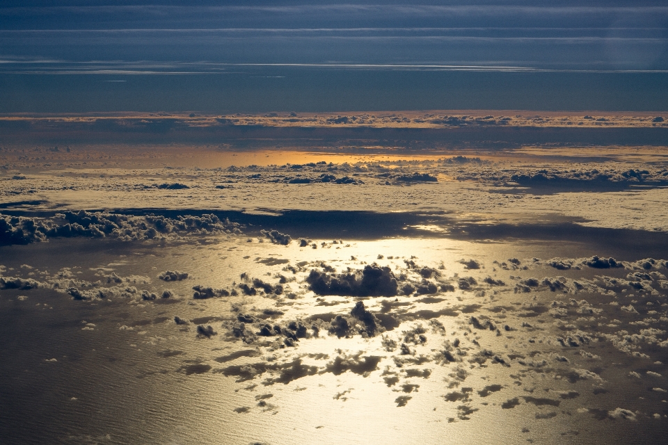 Mare cielo nube acqua