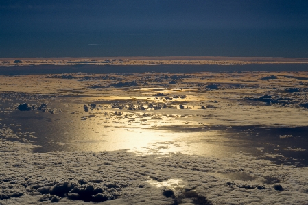 Sea sky horizon cloud Photo