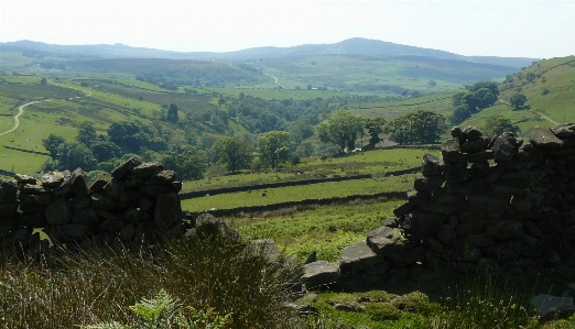 Valley countryside england highland Photo