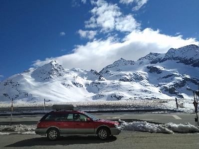 Subaru
 taşra
 kar yol Fotoğraf