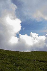 Natural sky cloud grassland Photo