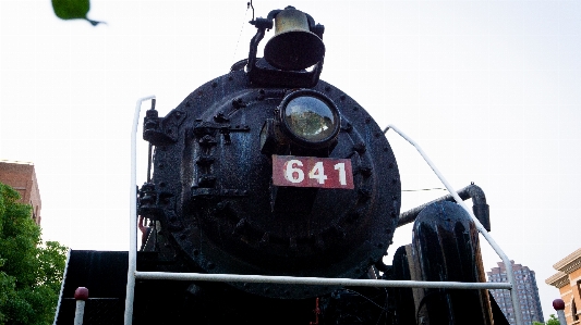 Photo Former locomotive train à vapeur
 musée