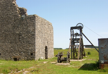 Lead mine ruins winding Photo