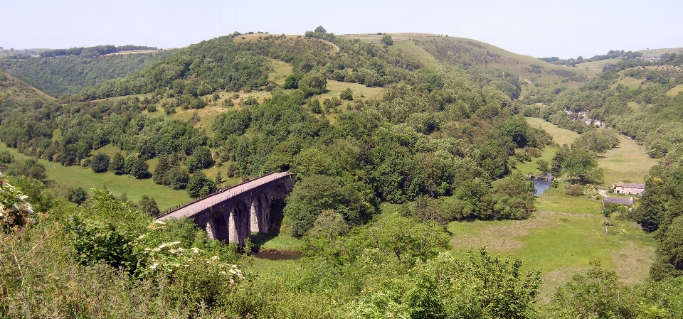 高架橋
 ダービーシャー
 イングランド 自然の風景
