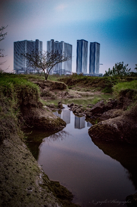 Natürlich wasser betrachtung natur