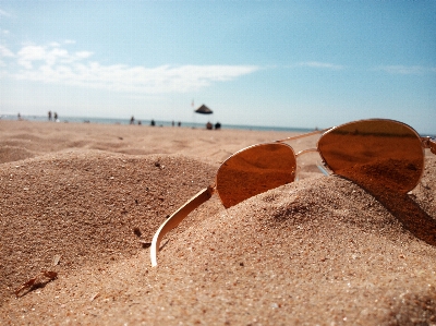 Natural sand sky environment Photo