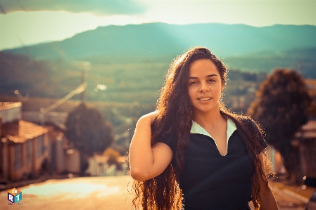 Woman hair photograph sky Photo