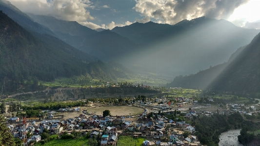 Nature beauty mountainous landforms mountain Photo