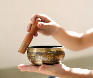 Tibet bowl meditation yoga Photo