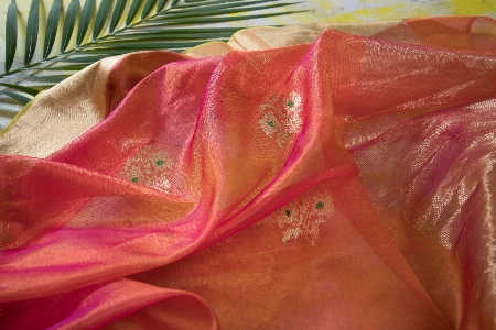 Wedding wear pink silk Photo