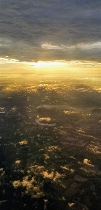 Sky sunset aerial atmosphere Photo