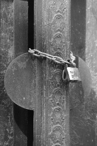 Old lock monochrome padlock Photo