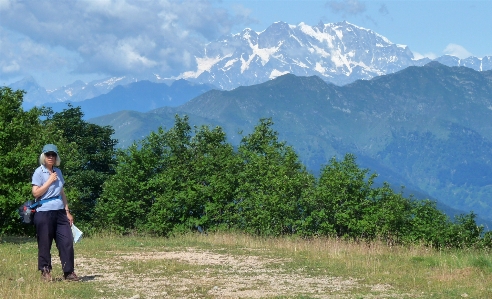 Alp mountain mountainous landforms natural landscape Photo