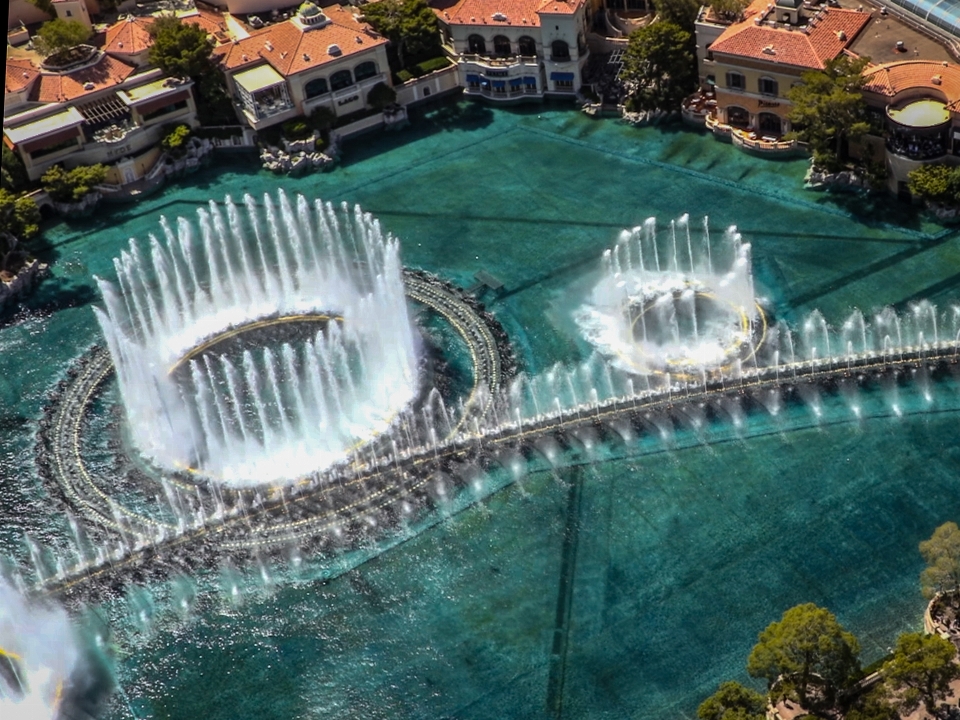 Las vegas
 wasser brunnen die architektur