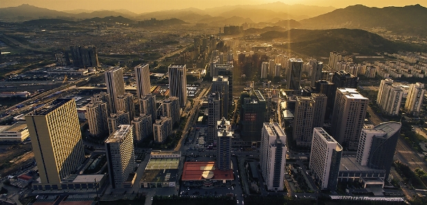 Foto Cidade paisagem urbana área metropolitana
 metrópole
