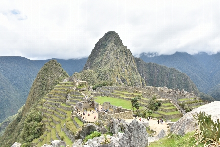 Macchu picchu mountainous landforms mountain landmark Photo