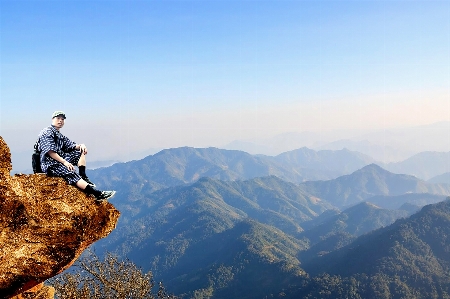 Mountain mountainous landforms sky ridge Photo