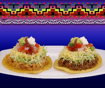 Tostada mexican mexico meat Photo