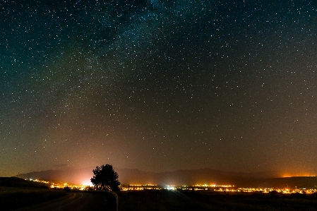 Night stars sky nature Photo