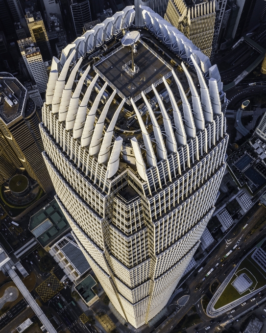 Hong kong città architettura cupola