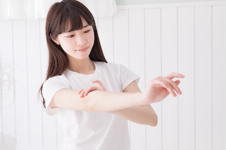 Girl skin arm shoulder Photo