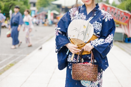 Girl kimono street fashion clothing Photo