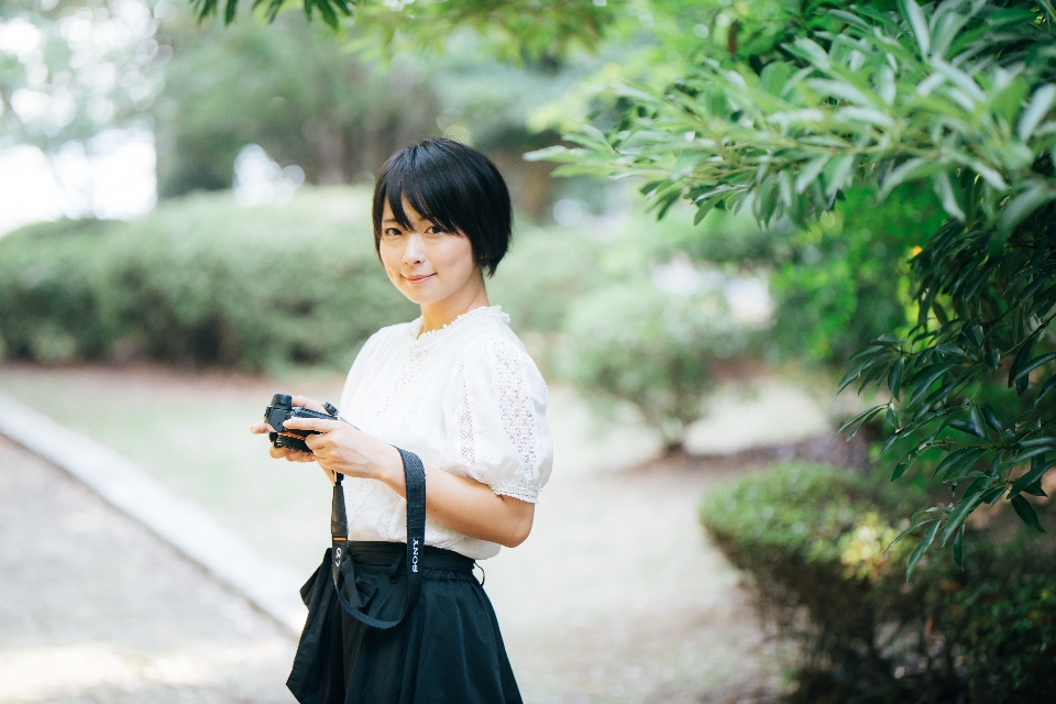 Girl photograph snapshot botany