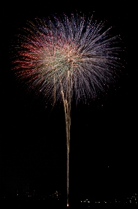 空 花火 元旦
 夜 写真