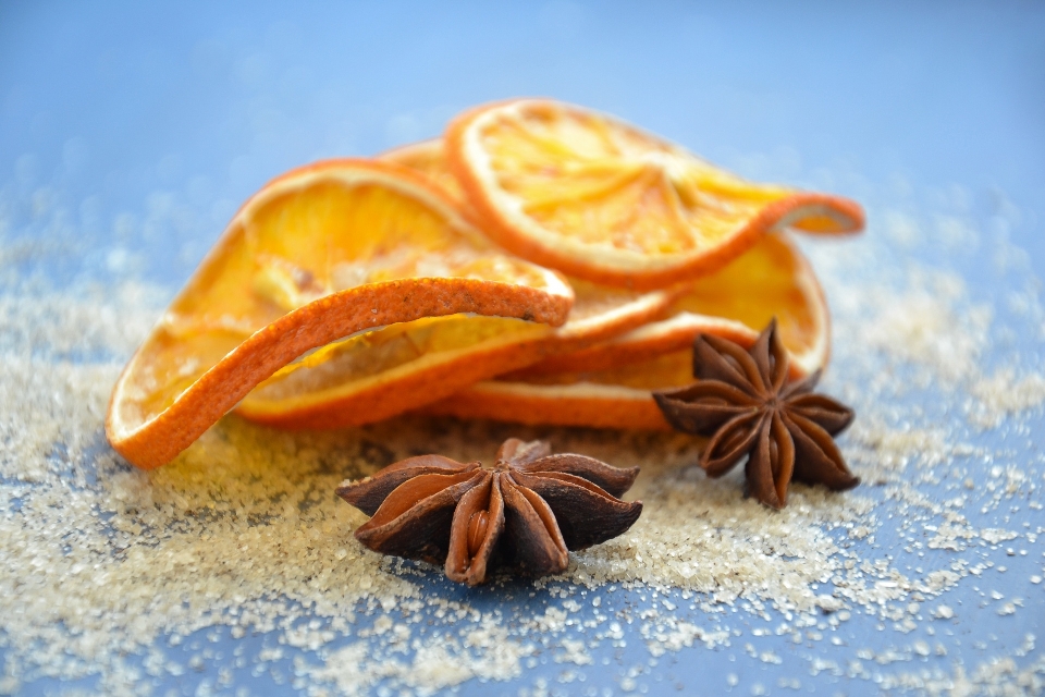 Oranges citrus dried anise