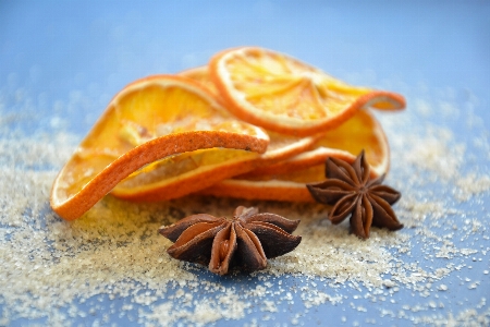 Oranges citrus dried anise Photo