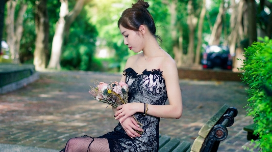 Asian girl women beauty Photo