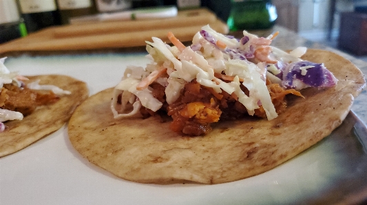 Pork food taco slaw Photo