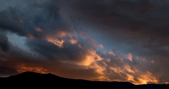 Sunset sky cloud afterglow Photo