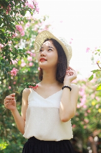 Flower girl white pink Photo