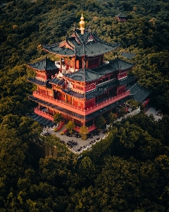 Foto Hangzhou
 arquitetura chinesa
 marco pagoda