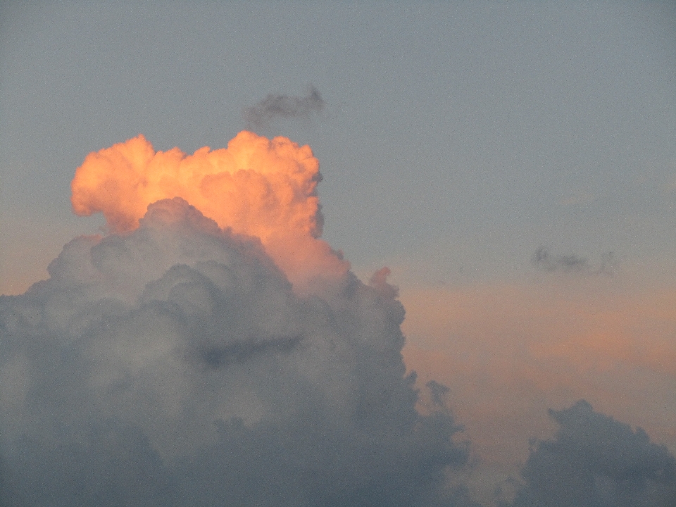 Nube tramonto cielo luce del sole