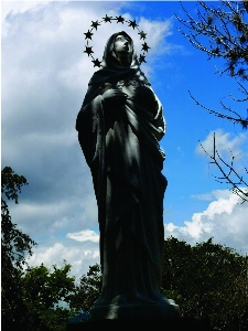 Virgin sculpture statue monument Photo