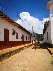 Town street zapatoca santander Photo